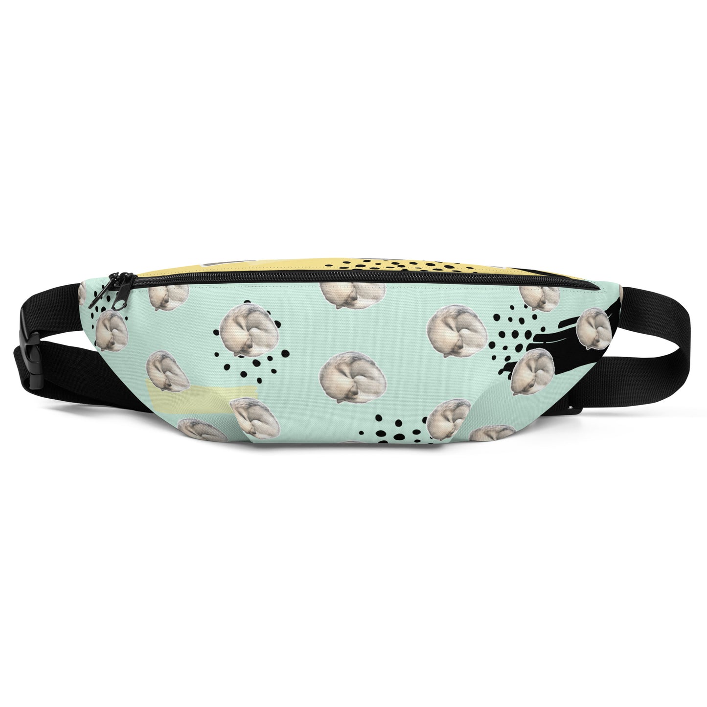 Fanny Pack with FUJI THE HUSKY print all-over