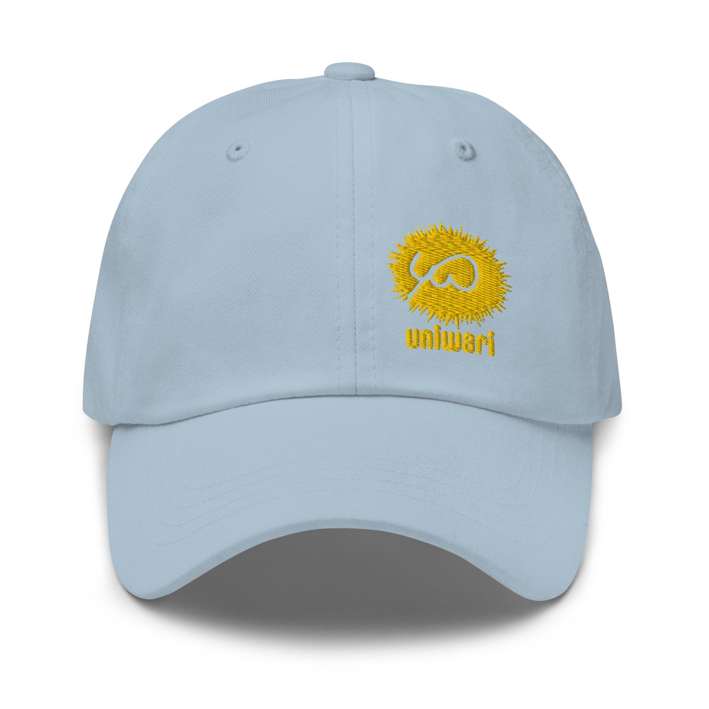 Blue Cap- Front Design with an Yellow Embroidery of Uniwari Logo