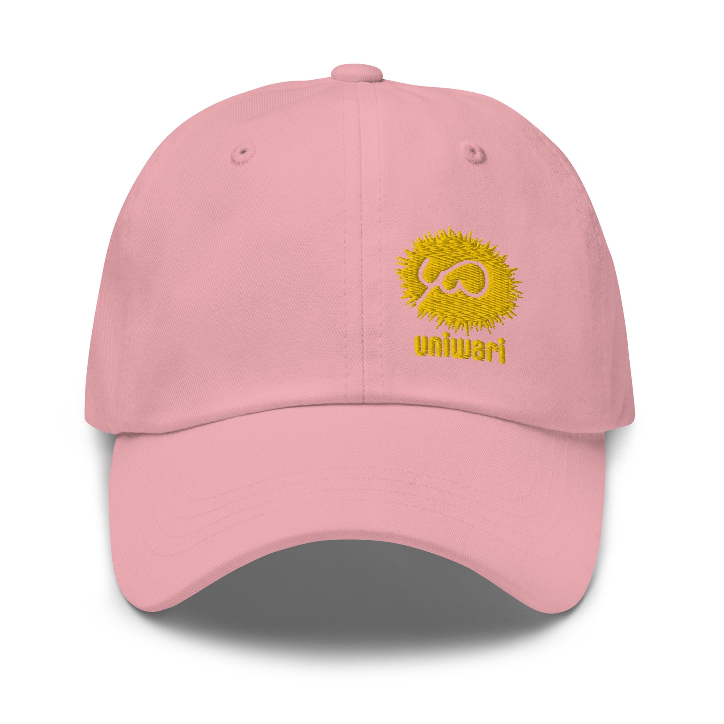 Pink Cap- Front Design with an Yellow Embroidery of Uniwari Logo