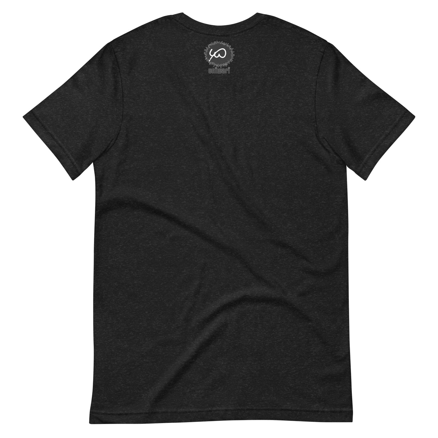 Black High Quality Tee - Front Design with White print of the phrase "What Happens in Osaka Stay in Osaka" - Back with Uniwari Logo